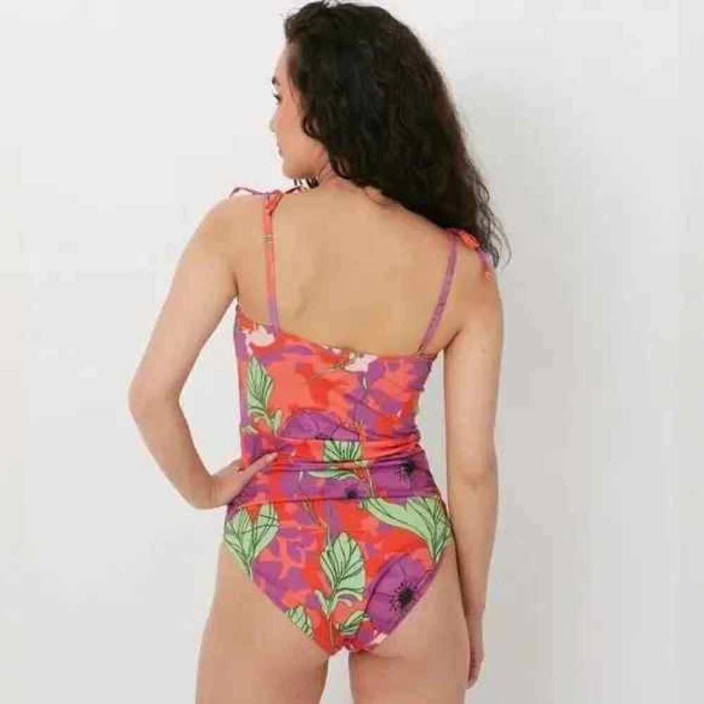 NEW Beth Richards Straight One Piece Swimwear Floral Size XS - Picture 3 of 7